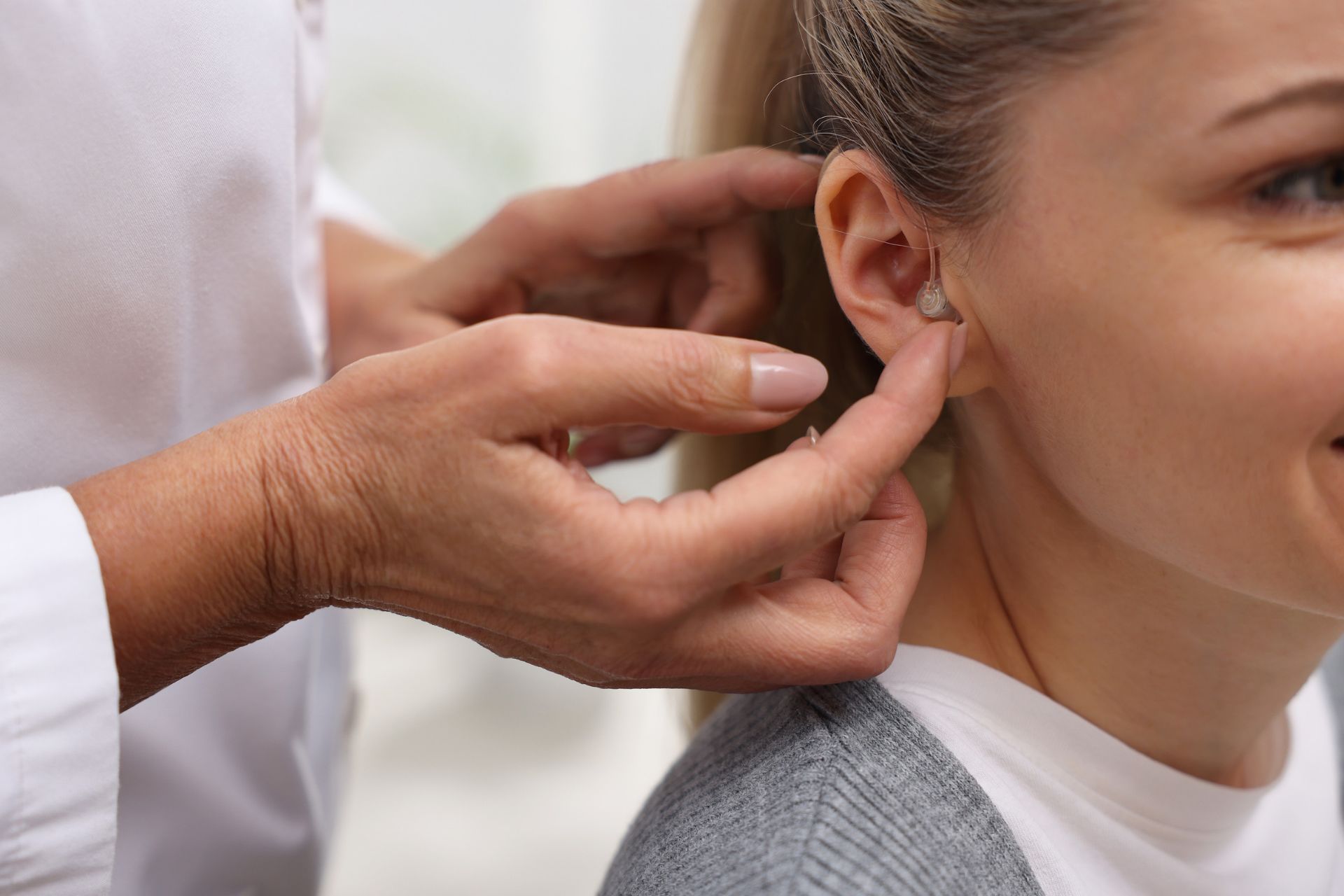 What actually happens at a hearing aid fitting at home